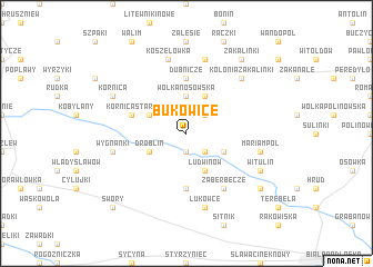 map of Bukowice