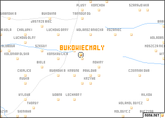 map of Bukowiec Mały