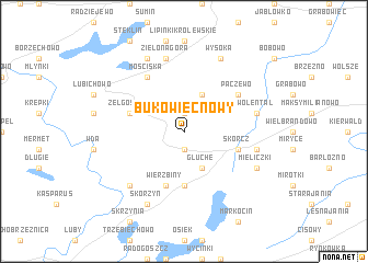 map of Bukowiec Nowy