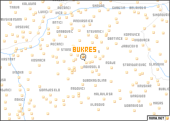 map of Bukreš