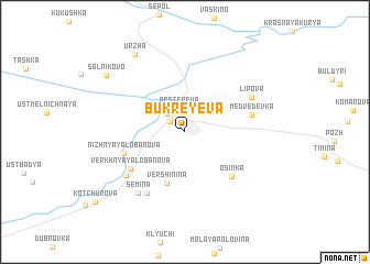 map of Bukreyeva