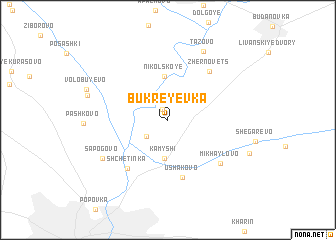 map of Bukreyevka