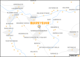 map of Bukreyevka