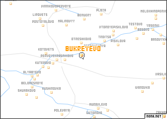 map of Bukreyevo