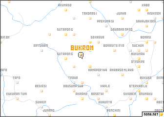 map of Bukrom