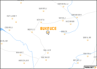 map of Bükrüce