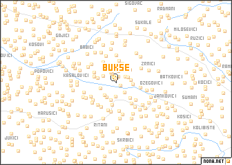 map of Bukše