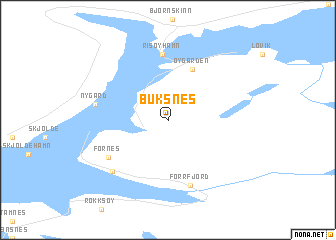 map of Buksnes