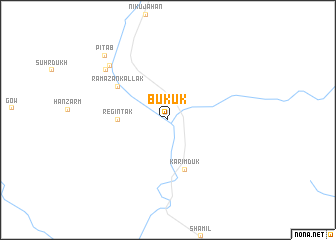 map of Būkūk