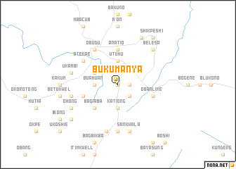 map of Bukumanya