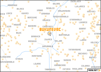 map of Bukurevac