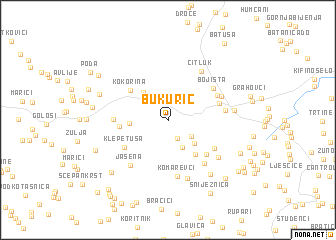 map of Bukurić