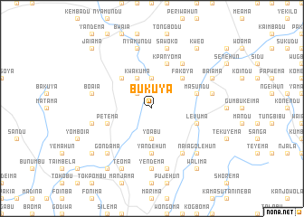 map of Bukuya