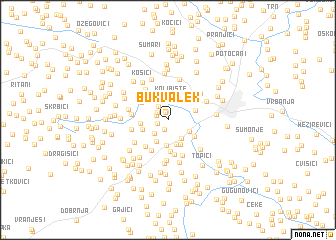 map of Bukvalek