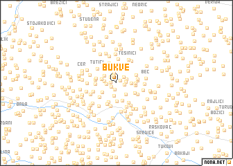 map of Bukve