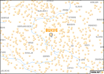 map of Bukve