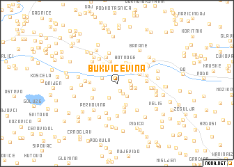 map of Bukvičevina