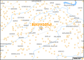 map of Bukvik Donji