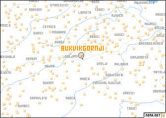 map of Bukvik Gornji