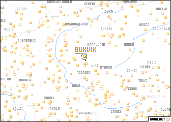 map of Bukvik