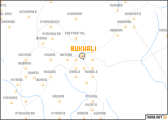 map of Bukwali