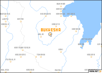 map of Bukwesha