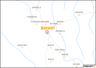 map of Bukwiri