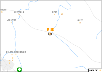 map of Būk
