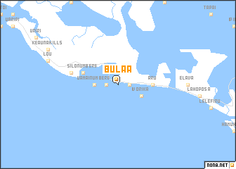 map of Bula-A