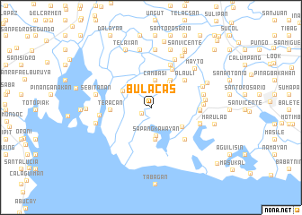 map of Bulacas