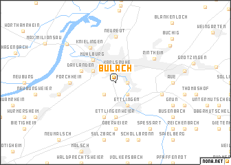 map of Bulach