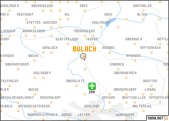 map of Bülach