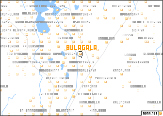 map of Bulagala