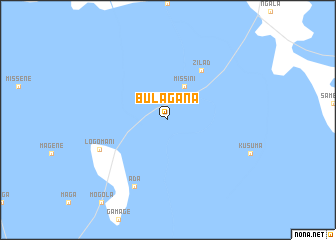 map of Bulagana