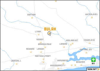map of Bulah