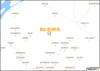 map of Bula Kafie