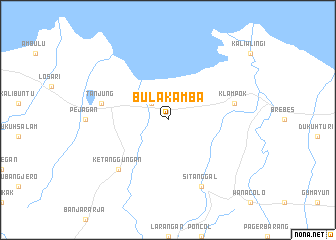 map of Bulakamba