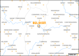 map of Bulakan