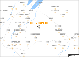 map of Bula Karebe