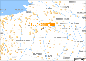 map of Bulakgrinting