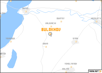 map of Bulakhov