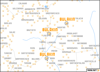 map of Bulakin