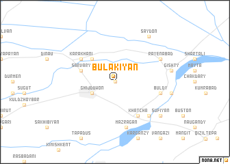 map of Bulakiyan