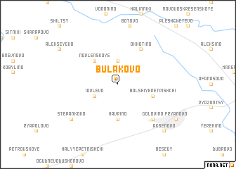 map of Bulakovo
