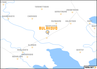 map of Bulakovo