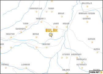 map of Bulak