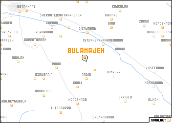 map of Būlāmājeh