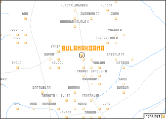 map of Bula Makoama