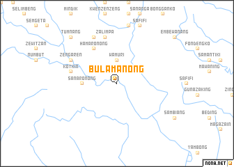 map of Bulamanong