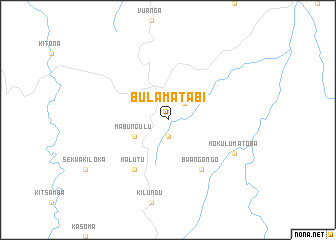 map of Bula-Matabi